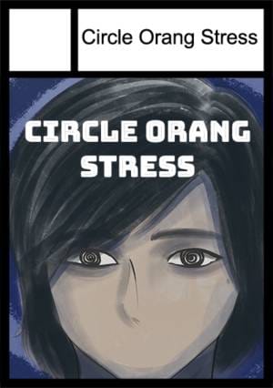 Circle orang stress circle cut
